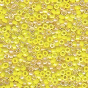 Miyuki Rocailles Perlen 1,5mm Mix47 Yellow Medely ca 11 Gr.